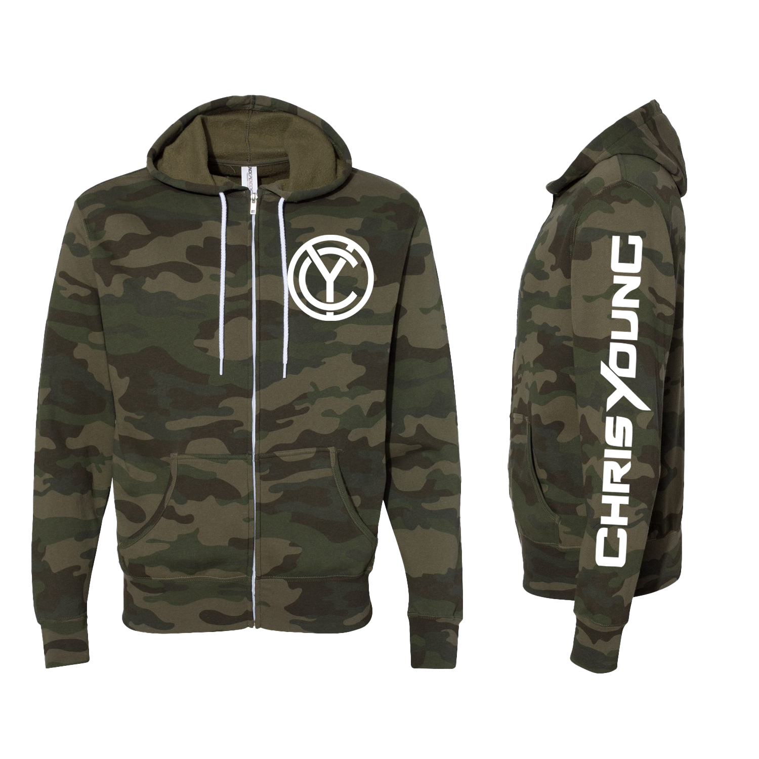 Off white camo zip hoodie best sale