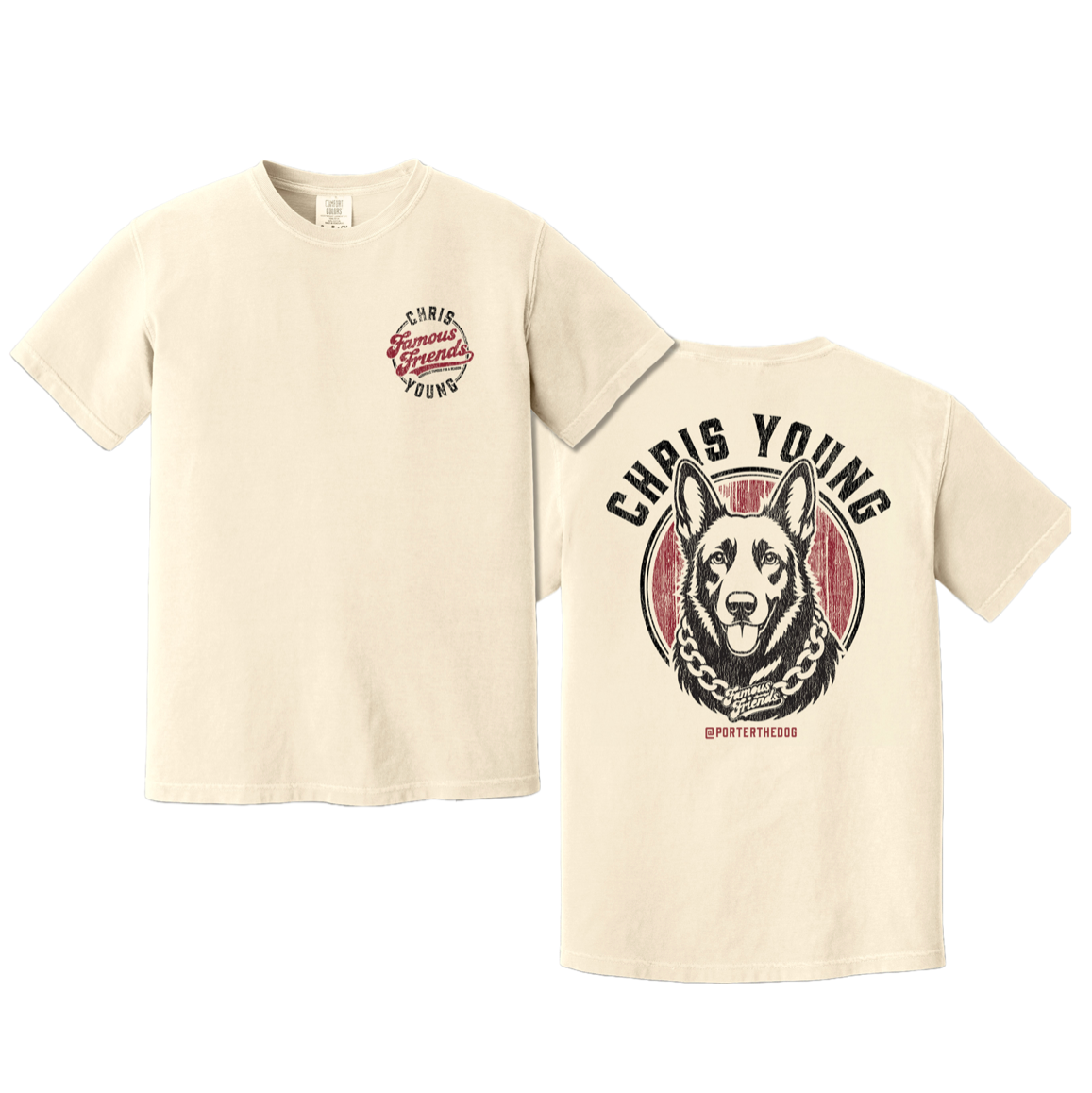 Famous Friends Porter The Dog Tee