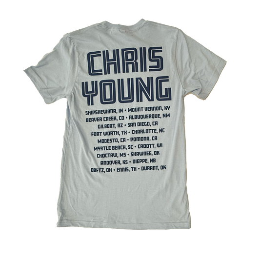 2025 Tour Tee Light Blue