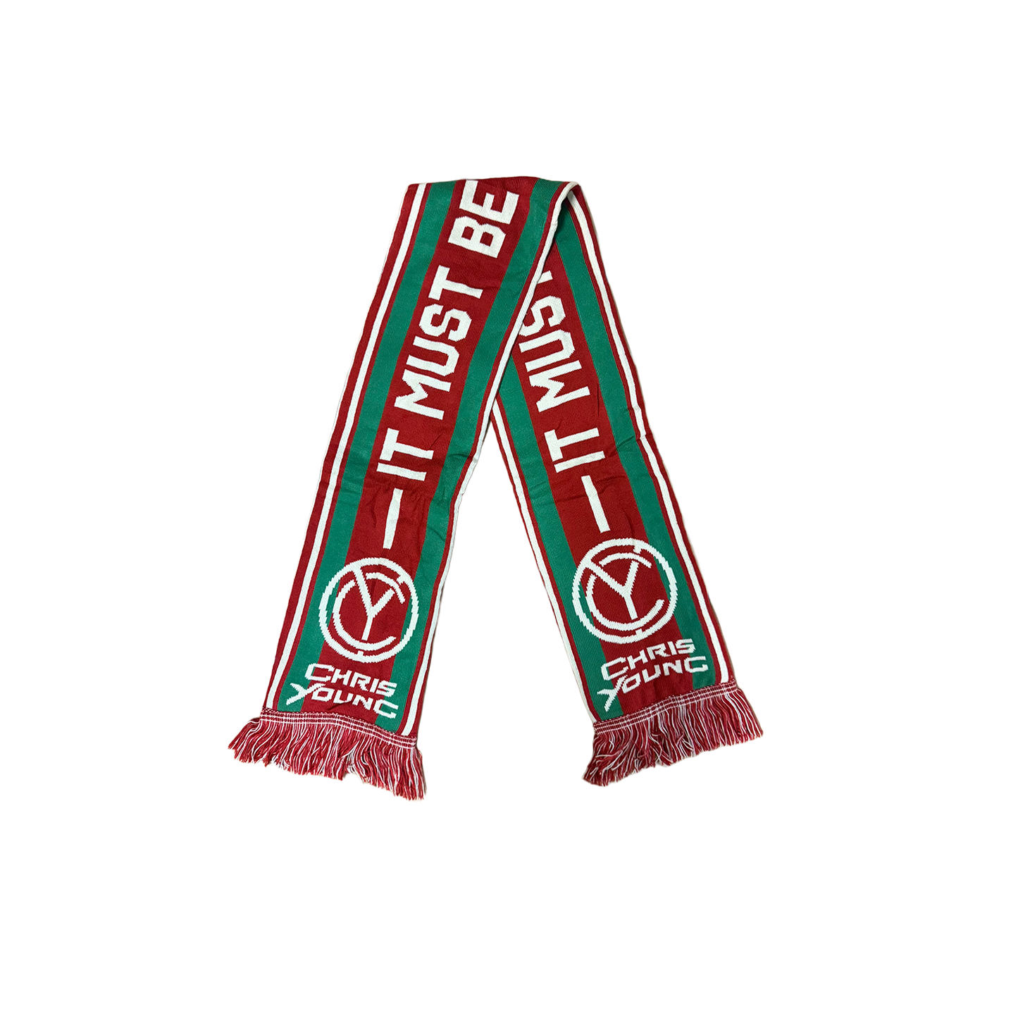 Chris Young Red Green Scarf