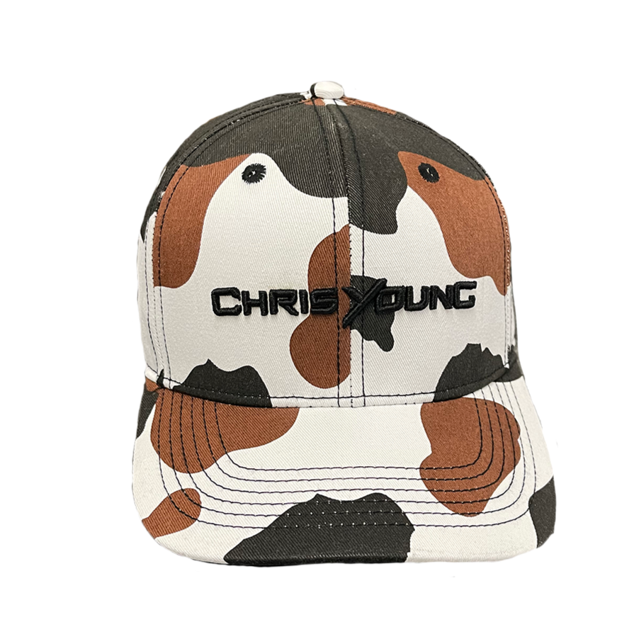 Chris Young White Camo Hat