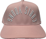 Chris Young Backwards Pink Hat