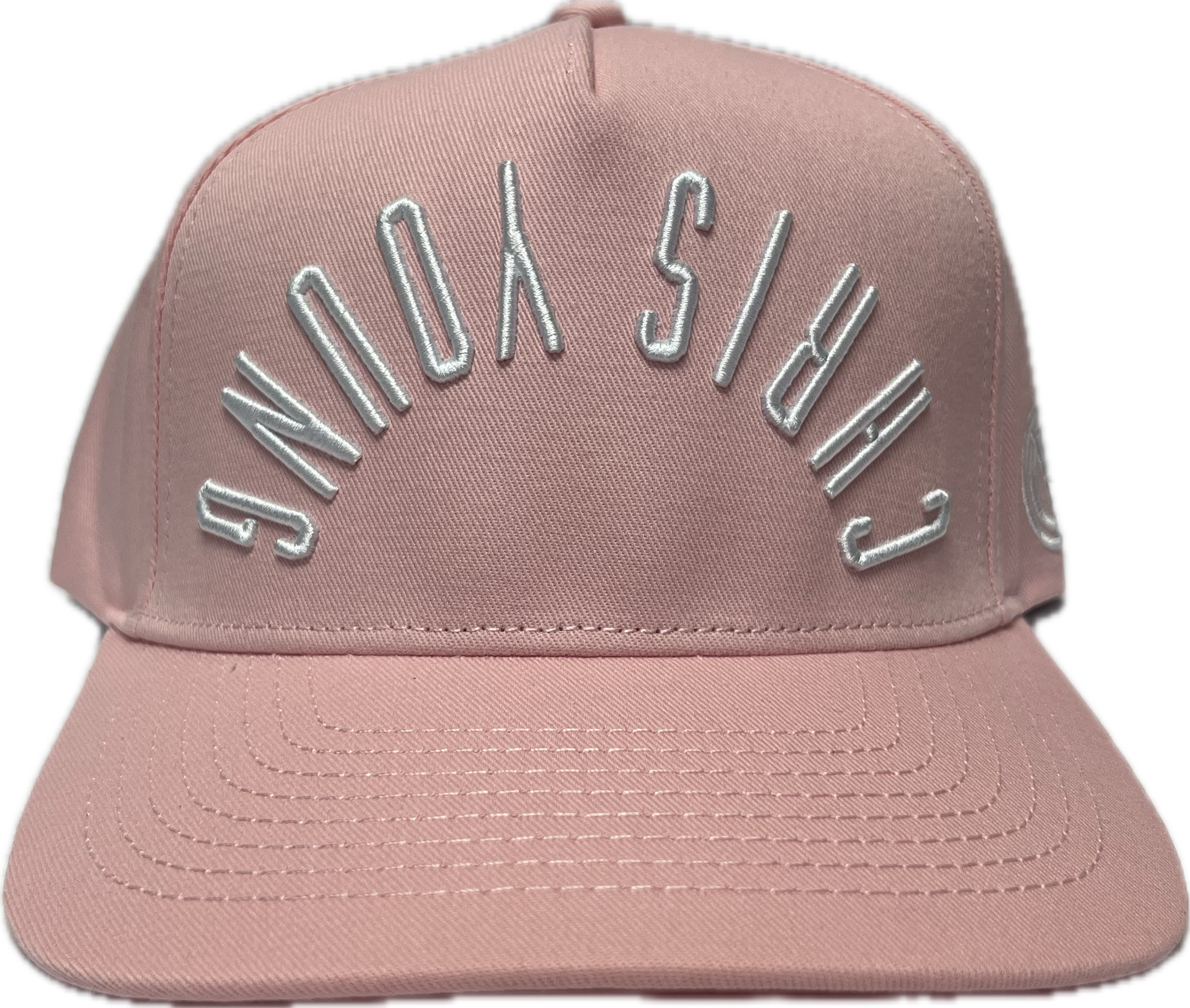 Chris Young Backwards Pink Hat