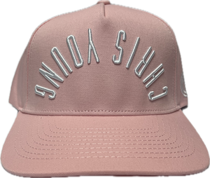 Chris Young Backwards Pink Hat