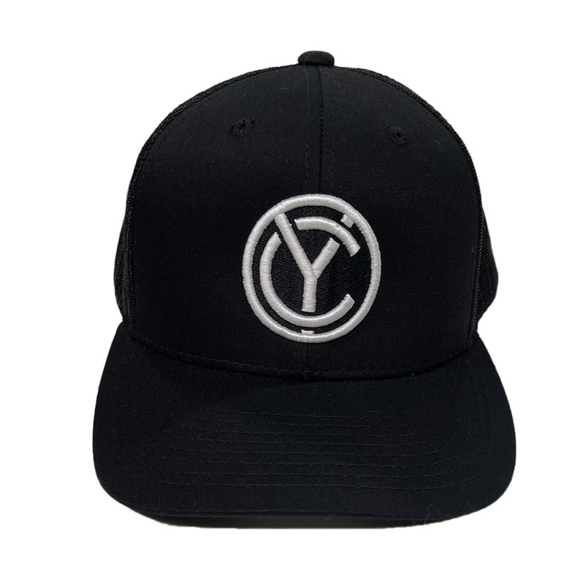 CY Black Trucker Hat
