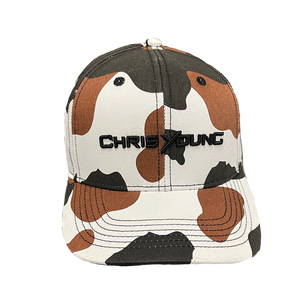 Chris Young White Camo Hat